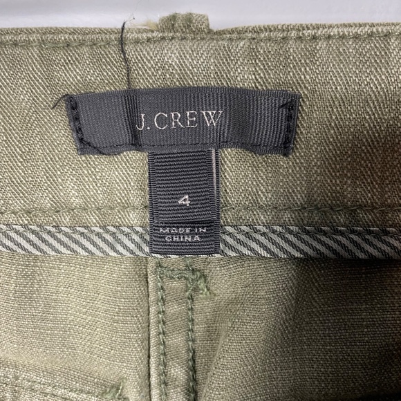 J. Crew Foundry Pant Herring Spanish Moss Size 4 - Picture 7 of 13